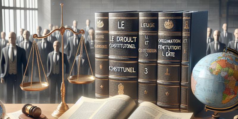 Le Droit Constitutionnel : Organisation et Fonctionnement de l'État Le Droit Constitutionnel : Organisation et Fonctionnement de l'État